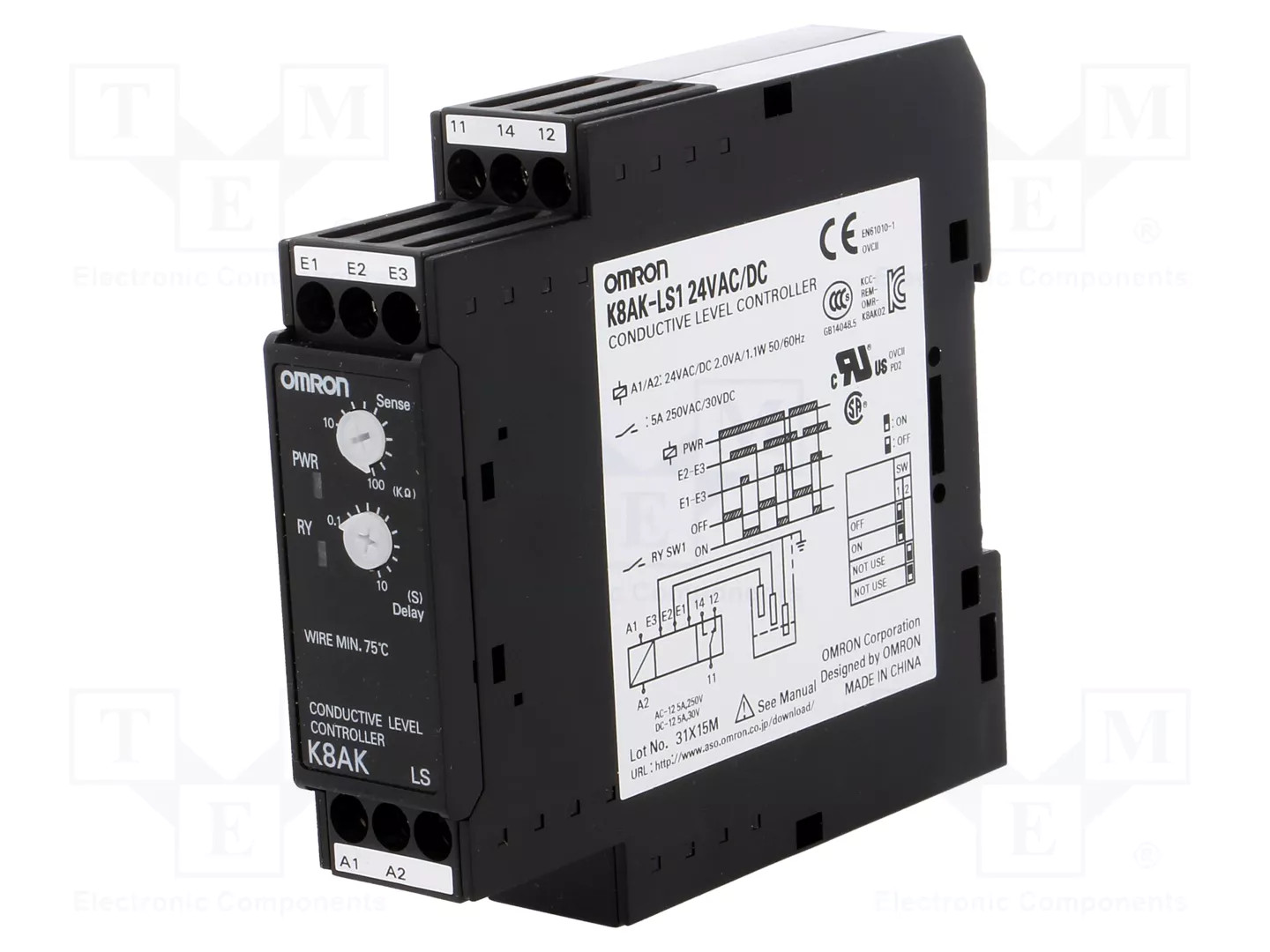 OMRON K8AK-LS1-24VAC/DC Level monitoring relay