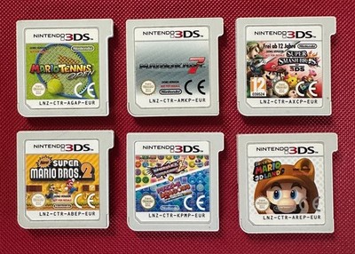 Kiosk Demos Restposten Konvolut 6 Titel nicht zum Wiederverkauf DEMOVERSIONEN Nintendo 3DS UK