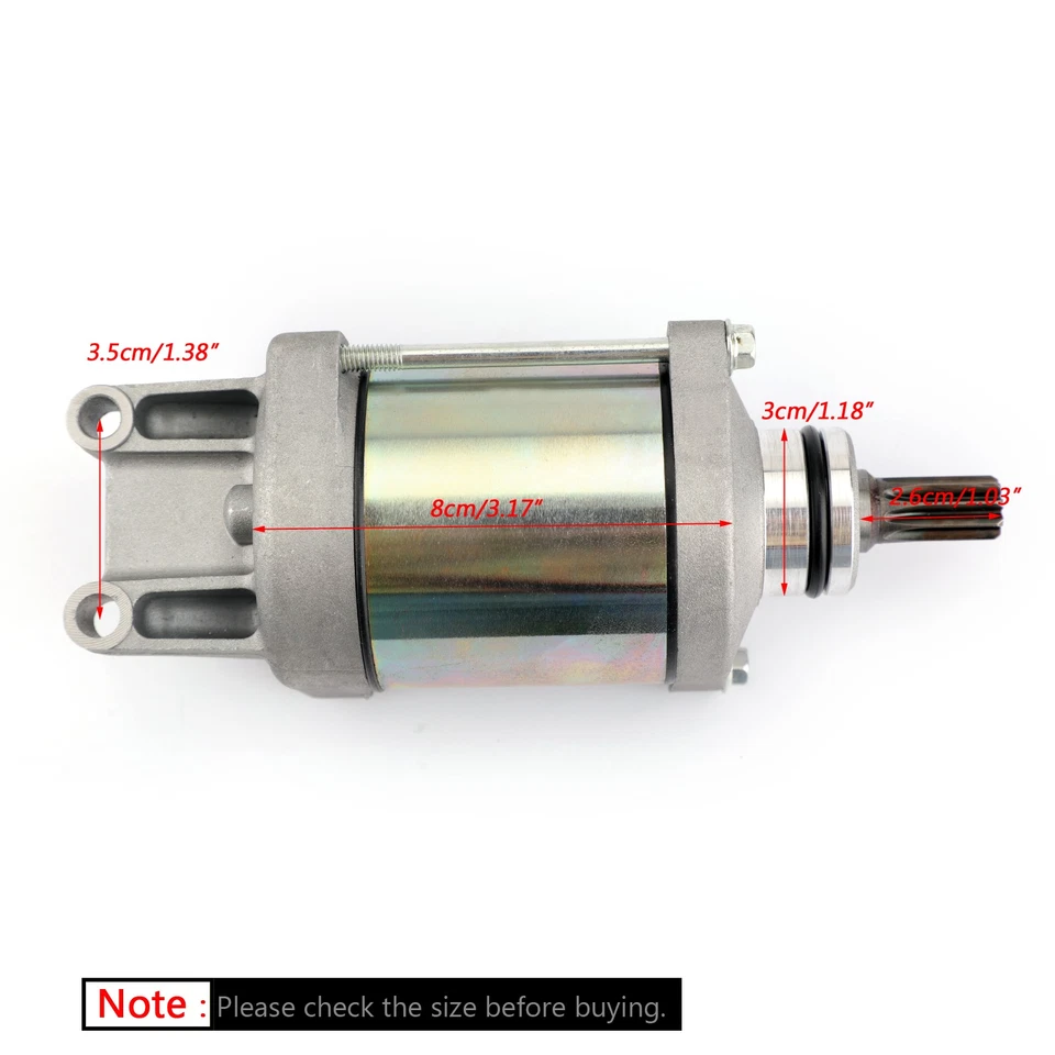 🏍️ELECTRIC STARTER MOTOR For SUZUKI GSX-R 750 GSXR 600 2011-2019 2020 2021 2022 - Imagem 4 de 4