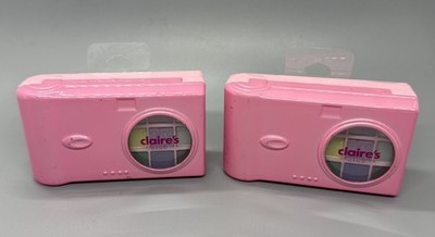 Lot Of 2 Claire s Club Makeup Set Palette Camera CUTE!