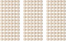234Pcs 3/8" Beige Felt Pads Self Adhesive Cabinet Door Bumpers