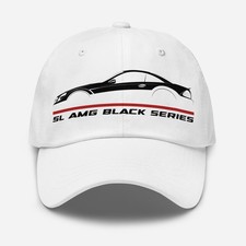 Gorra Premium Papá Para Mercedes SL AMG Serie Negra 2008-2011 Coche Ventiladores Gorra Regalo