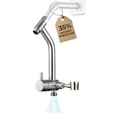 Shower Diverter G1/2  Fit High Flow Metal with Extending Holder - No-Leak