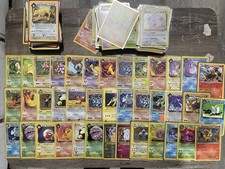 Huge Collection Bulk Lot of 214 Jungle/Team Rocket/ 1st ed Pokemon Cards Vintage