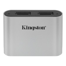 Kingston Workflow microSD Reader, Kartenleser silber/schwarz