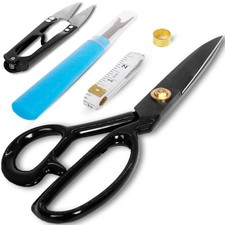 Fabric Scissors Professional 9 inch Sewing Scissors Tailor Sewing Shears Head...
