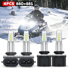 880 885  881 894 LED Headlight Bulbs Combo For Arctic Cat Panther 570 2002-2007