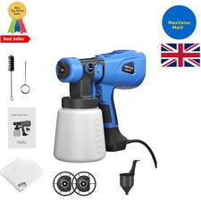 Professional 550W Paint Spray Gun - Versatile 3 Pattern Design for All Surfaces