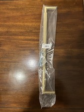 Knurled Mitred Door Pull Handle 470 x 20mm 450mm Fixing Centres Satin Brass PVD