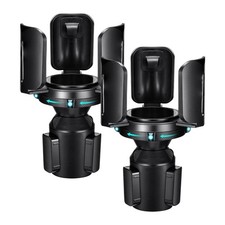 Car Cup Holder Expander, All Purpose Adapter with 2 PCS, Black
