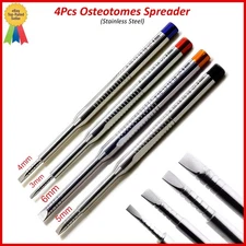 Set Of 4 Implant Dental Bone Spreader Ridge Splitting Chisel Surgical Osteotomes