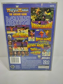 Wrestlemania The Arcade Game Sega Saturn CIB FOAM reg card / see description