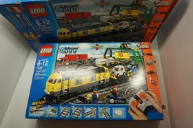 Lego City train LOT, 3x 7939, some sealed, Incomplete: Read Description