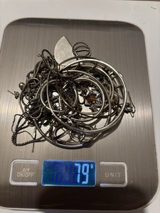 Sterling Silver 925 Broken/scrab Jewelry 78 Gram