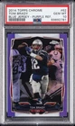 2014 TOPPS CHROME BLUE JERSEY-PURPLE REFRACTOR #62 TOM BRADY PSA 10