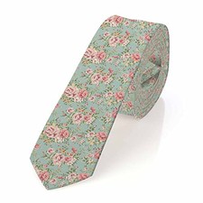 Men's Ties Novelty Tie Necktie for Men Teen Boys Multicolor Tie Pink Flowers