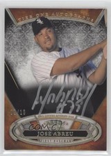2015 Topps Tier One Auto Silver Ink 9/10 Jose Abreu #TOA-JA Auto xp6