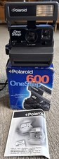 Vintage Polaroid One Step 600 Flash Instant Camera in Box Complete Never Used