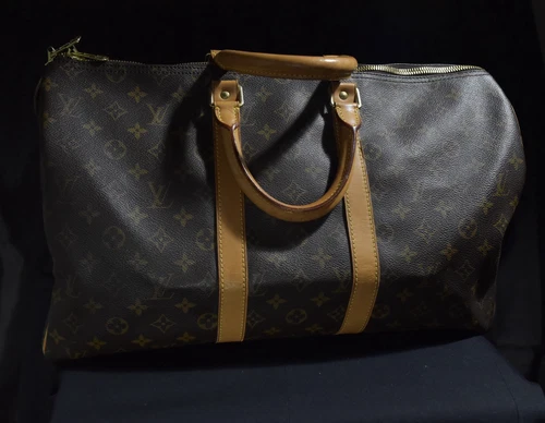 LOUIS VUITTON（LV） Louis Vuitton Keepall 50 Monogram Tela Borsone da Viaggio Vintage Borsa Bagaglio