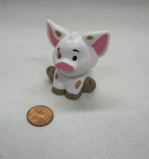 New Fisher Price Little People Disney Pua White Pig Sitting Mud Moana