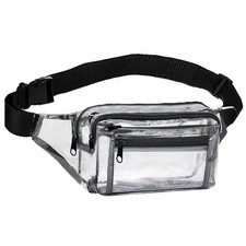 Clear Fanny Pack Stadium Approved Transparent Waist Bag for Women,Fashion Bel...