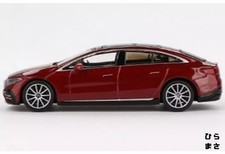 Mercedes Benz EQS 580 4MATIC 1/64 Mini GT Red Metallic LHD MGT00970