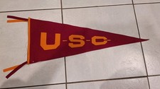 Vintage University Of Southern California Soft Felt Pennant  USC Hortie-van