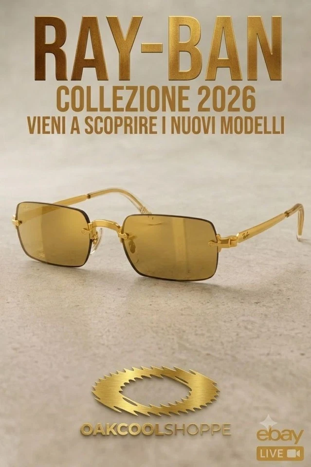 Ray-ban occhiali da sole: nuovi modelli collezione 2026 Asap Rocky & altro