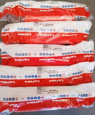 7x Hilti HIT-HY 200-A V3, 500ml, Injektionsmörtel, Klebeanker