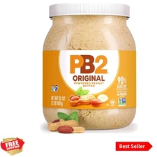 Powdered Peanut Butter Powder | 2LB Jar | Certified Gluten Free, Low-Carb, Ke...