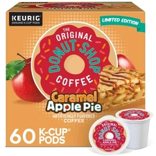 Original Donut Shop Caramel Apple Pie K Cup Coffee Pods Pack of 60