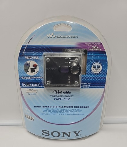 NEW 2003 Sony MZ-NE410 Net MD Walkman Recorder Iconic Retro Tech Nostalgia VTG - Bild 4 von 16