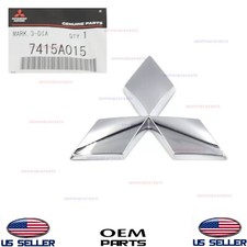 Genuine Rear Emblem Logo Symbol Oem Mitsubishi Outlander See Compatibility
