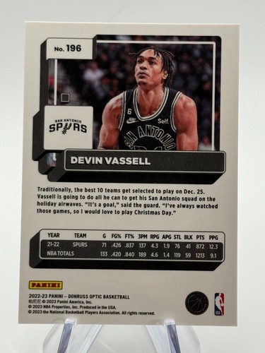 2022-23 Donruss Optic Basketball Pick Your Card #1-200 NM-MT - Picture 282 of 288