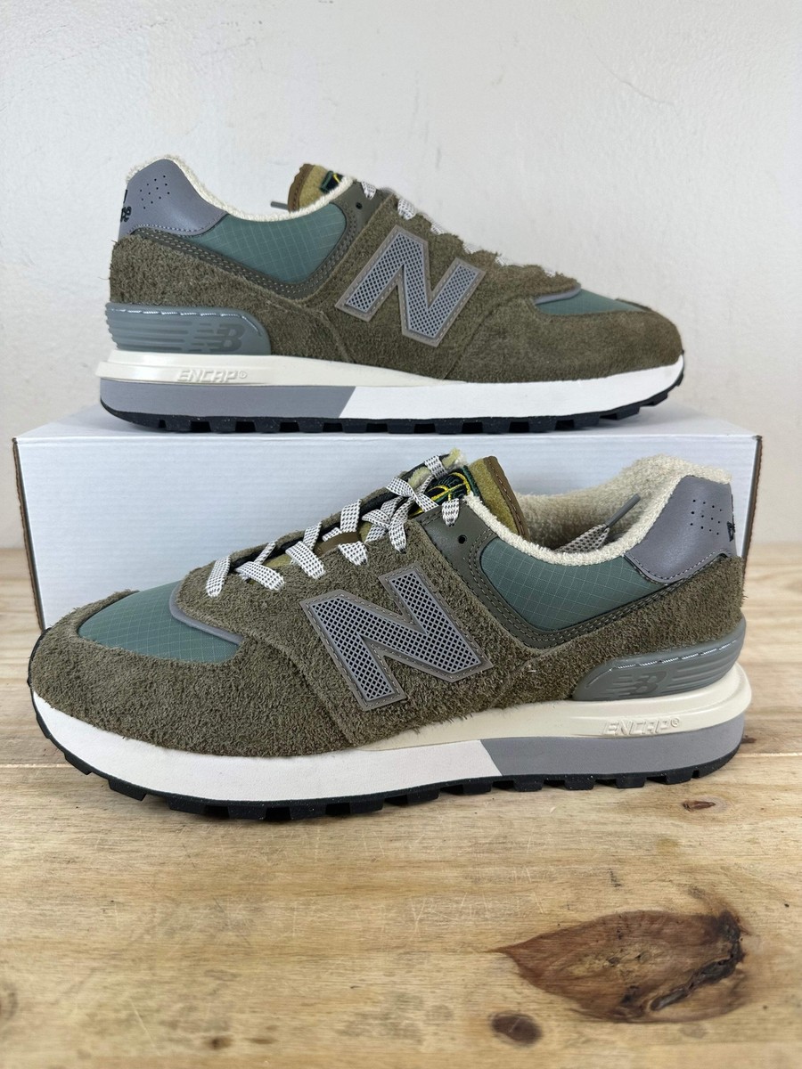 New Balance 574 Legacy Stone Island Steel Blue Size 10 NEW