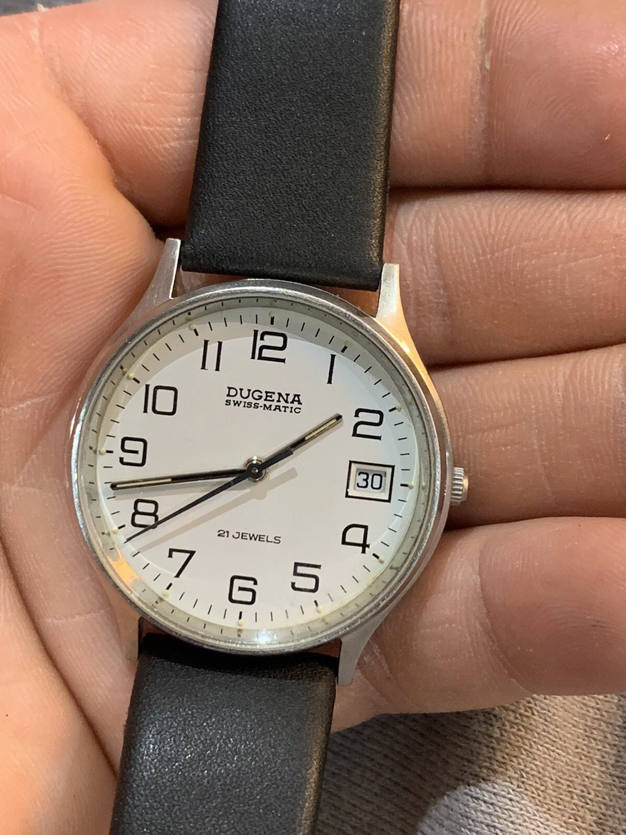 Dugena Swiss Matic 21 Jewels with Date ETA 2872 Vintage Classic