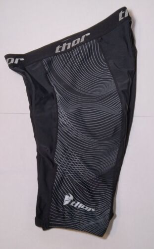 Thor Cycling Comp Shorts Men Large Black Padded - Picture 1 of 5