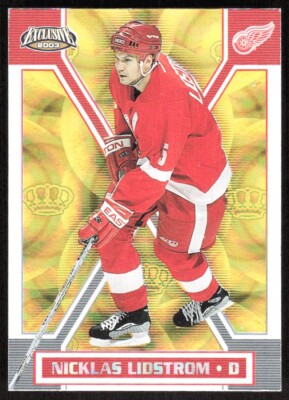 2002-03 1024C Pacific EXCLUSIVE Nicklas Lidstrom Detroit Red Wings #65