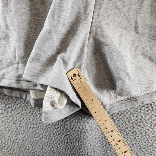 adidas Plus Essentials Linear Logo French Terry Shorts Women's 3X Gray Heather - Picture 11 of 17