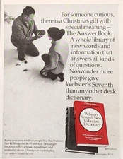 1969 Webster's Seventh New Collegiate Dictionary Print Ad