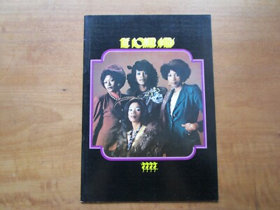 ''The Pointer Sisters'' Tourbook Japan Tour 1974 Program Booklet Rare