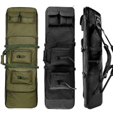 47" inch Tactical Rifle Bag Fishing Hunting Air Rifle Gun Shotgun Padded Case