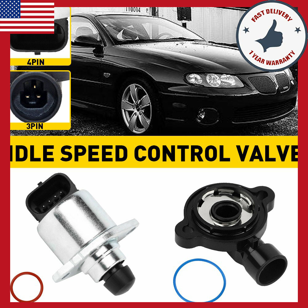 Throttle Position Sensor and Air Idle Control Valve Set Fit Chevy LS GM Cadillac