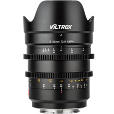 VILTROX 20mm T2.0 Full Frame Cine Lens for Sony E-Mount A9II A7RIV A7M2 Camera