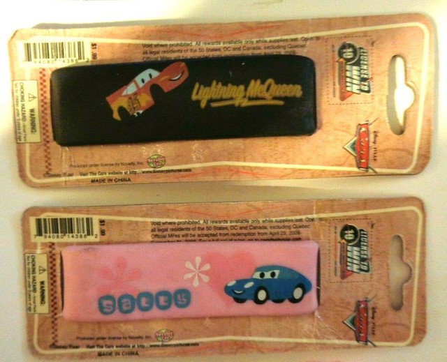 DISNEY'S PIXAR "CARS" * LIGHTNING McQUEEN & SALLY * SILICONE BRACELETS