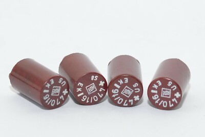 4x Bakelite-Kondensator ROE Serie EK, 470 µF / 16 V, Elko Capacitor, NOS 