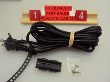 Realistic LAB 330 Turntable Line Cord Mounting Hardware Tested Parting Out 330