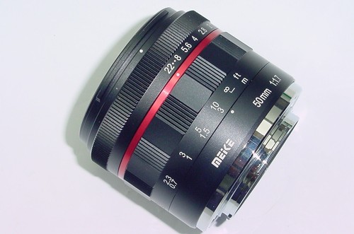 Lente de fotograma completo de enfoque manual fijo estándar MEIKE 50 mm F/1,7 para Fujifilm X - Imagen 2 de 7