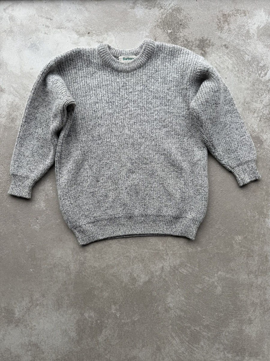 Vintage Barbour Wool Knit Heavy Sweater | eBay