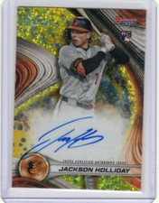 JACKSON HOLLIDAY 02/50 ON-CARD AUTO - 2024 BOWMAN'S BEST - ROOKIE CARD B24-JH